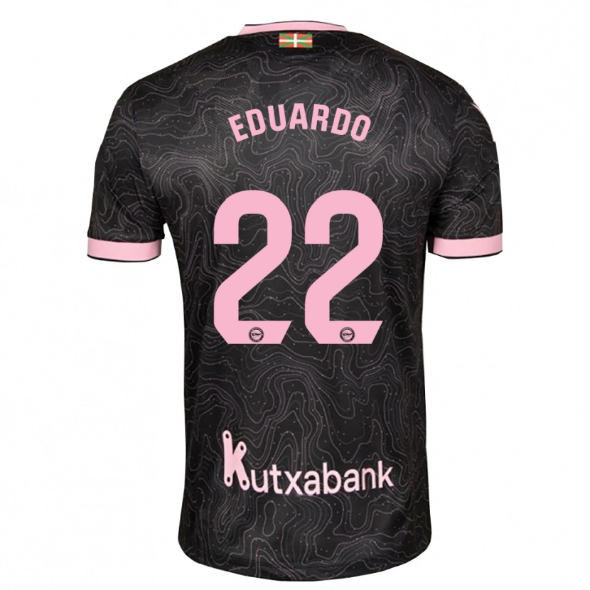 Danxen Kinderen Eduardo Fontana #22 Zwart Roze Uitshirt Uittenue 2026/27 T-Shirt België