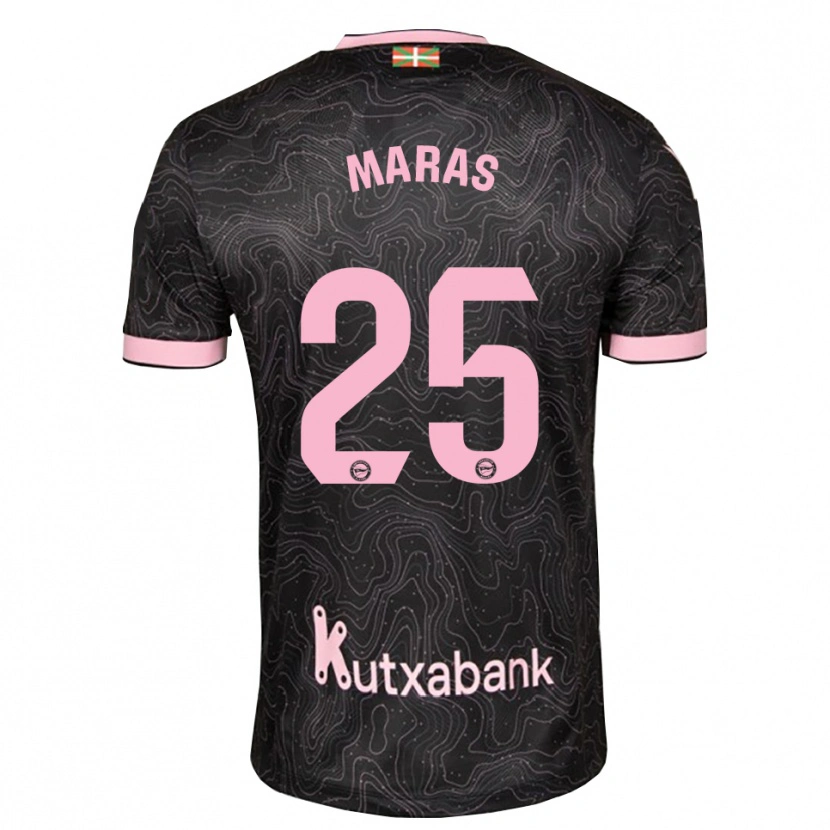Danxen Kinderen Nikola Maras #25 Zwart Roze Uitshirt Uittenue 2026/27 T-Shirt België
