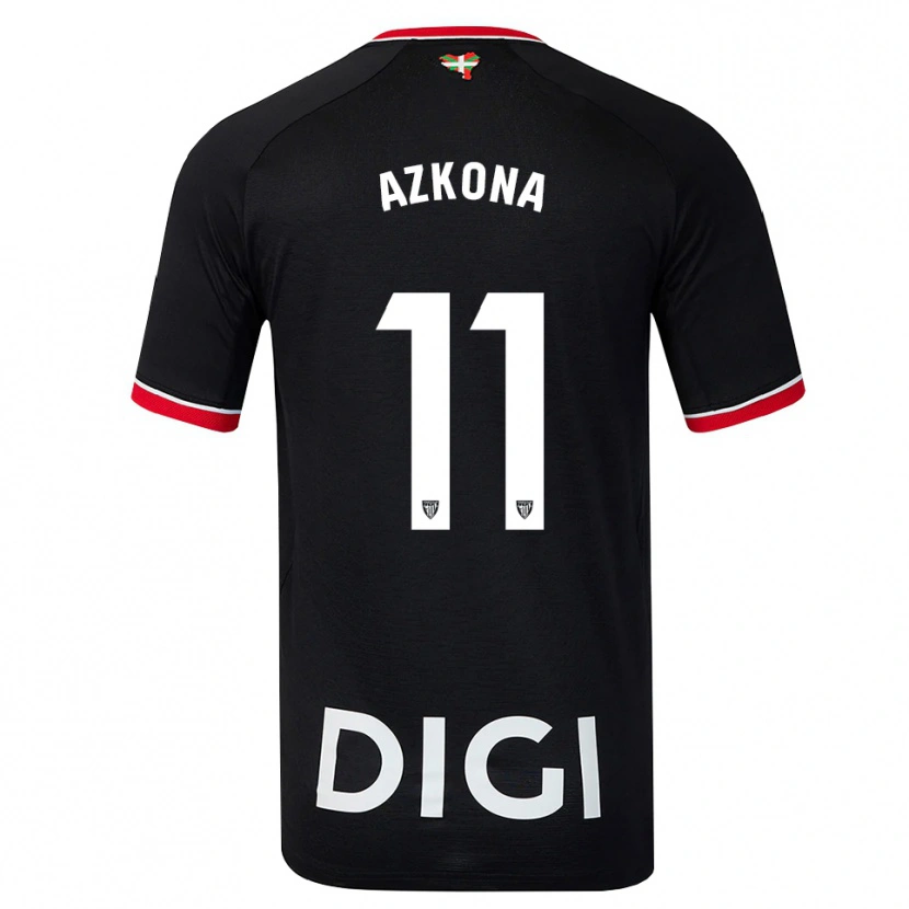 Danxen Kinderen Ane Azkona Fuente #11 Zwart Wit Rood Uitshirt Uittenue 2026/27 T-Shirt België