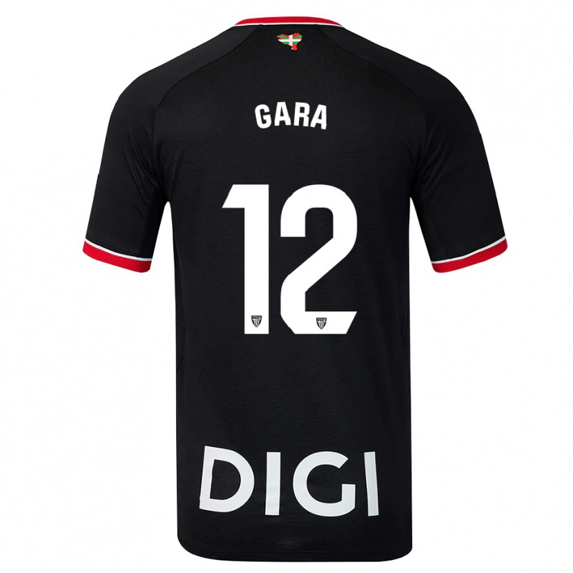 Danxen Kinderen Gara #12 Zwart Wit Rood Uitshirt Uittenue 2026/27 T-Shirt België