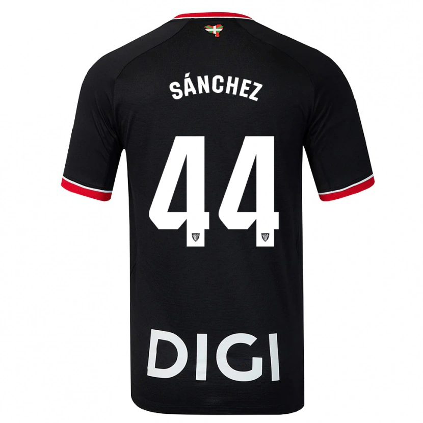 Danxen Kinderen Selton Sánchez #44 Zwart Wit Rood Uitshirt Uittenue 2026/27 T-Shirt België