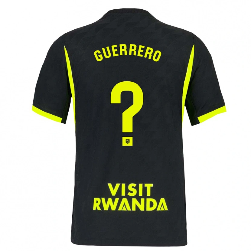 Danxen Kinderen Sergio Guerrero #0 Heldergroen Zwart Uitshirt Uittenue 2026/27 T-Shirt België