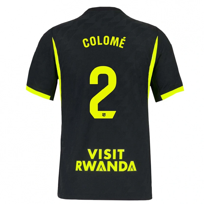 Danxen Kinderen Jan Colomé #2 Heldergroen Zwart Uitshirt Uittenue 2026/27 T-Shirt België