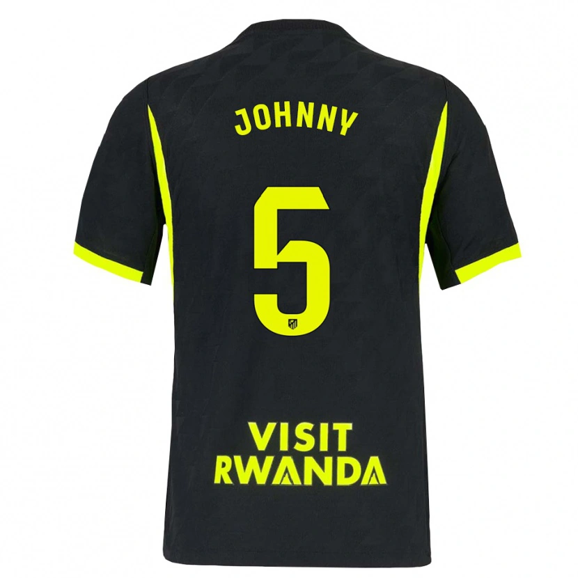 Danxen Kinderen Johnny Cardoso #5 Heldergroen Zwart Uitshirt Uittenue 2026/27 T-Shirt België