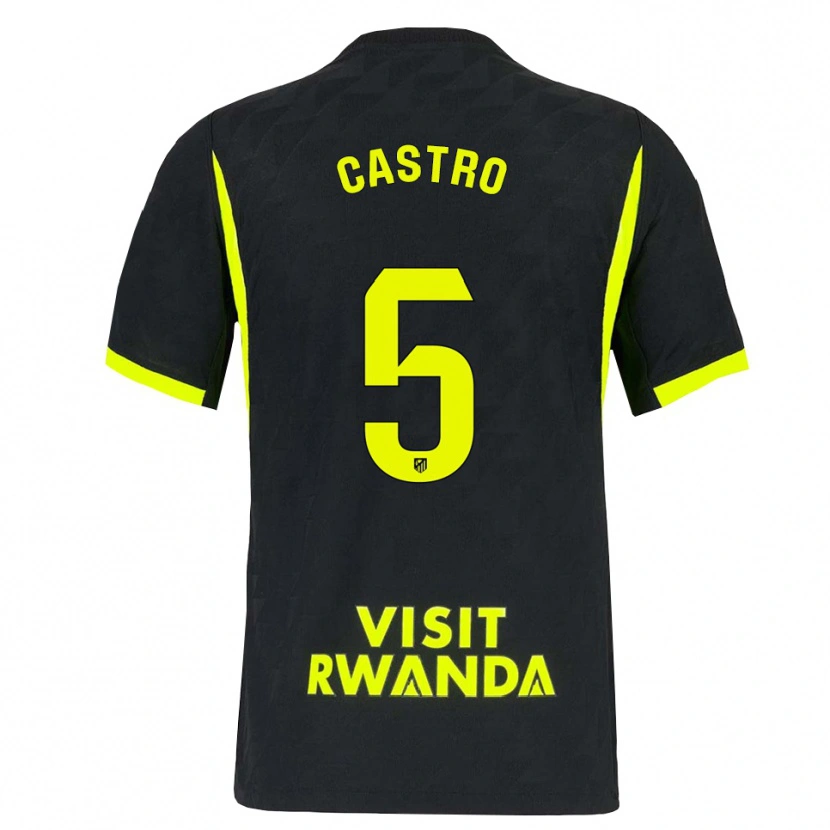 Danxen Kinderen Oscar Castro #5 Heldergroen Zwart Uitshirt Uittenue 2026/27 T-Shirt België