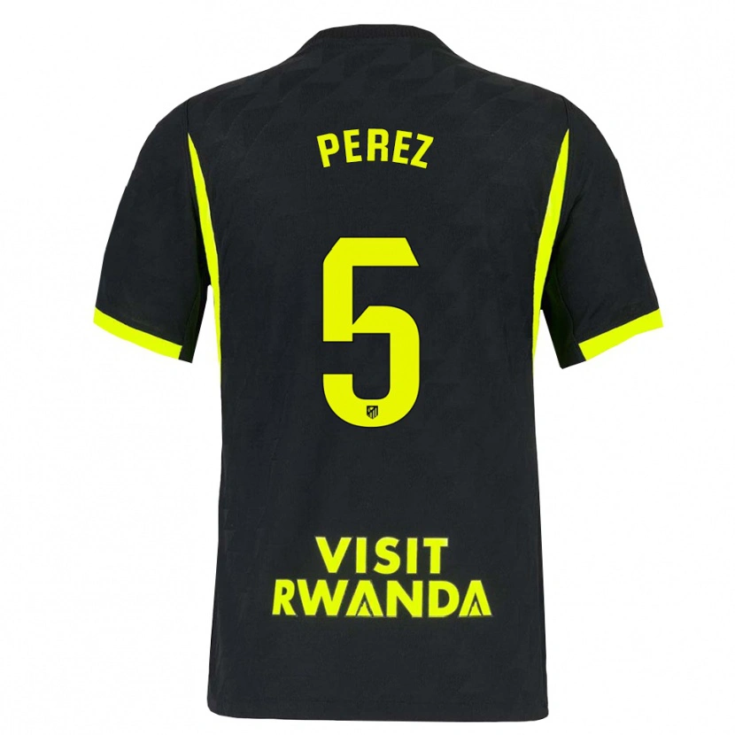 Danxen Kinderen Xènia Pérez #5 Heldergroen Zwart Uitshirt Uittenue 2026/27 T-Shirt België