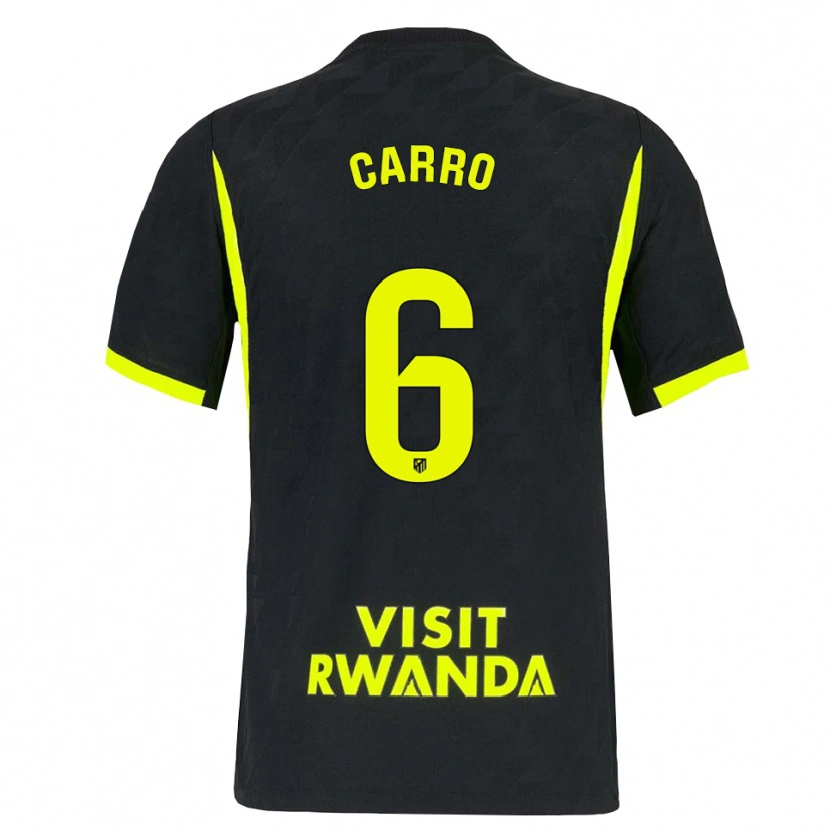 Danxen Kinderen Mikel Carro #6 Heldergroen Zwart Uitshirt Uittenue 2026/27 T-Shirt België