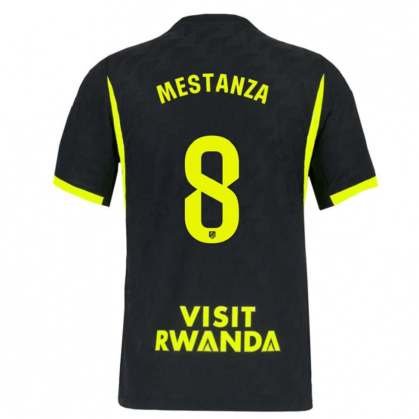 Danxen Kinderen Alejandro Mestanza #8 Heldergroen Zwart Uitshirt Uittenue 2026/27 T-Shirt België