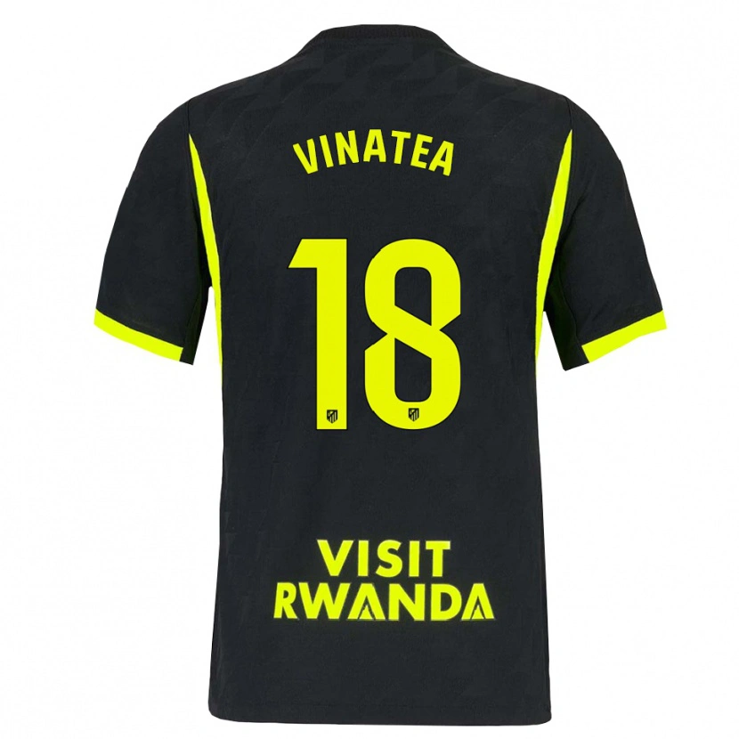 Danxen Kinderen Sergio Vinatea #18 Heldergroen Zwart Uitshirt Uittenue 2026/27 T-Shirt België