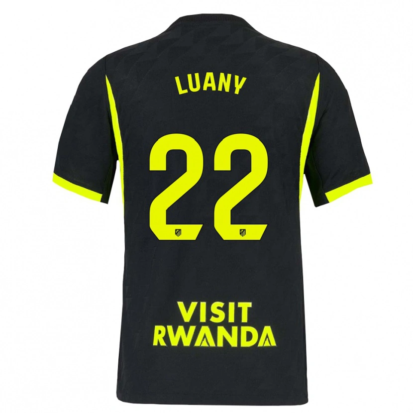 Danxen Kinderen Luany Vitória Da Silva Rosa #22 Heldergroen Zwart Uitshirt Uittenue 2026/27 T-Shirt België