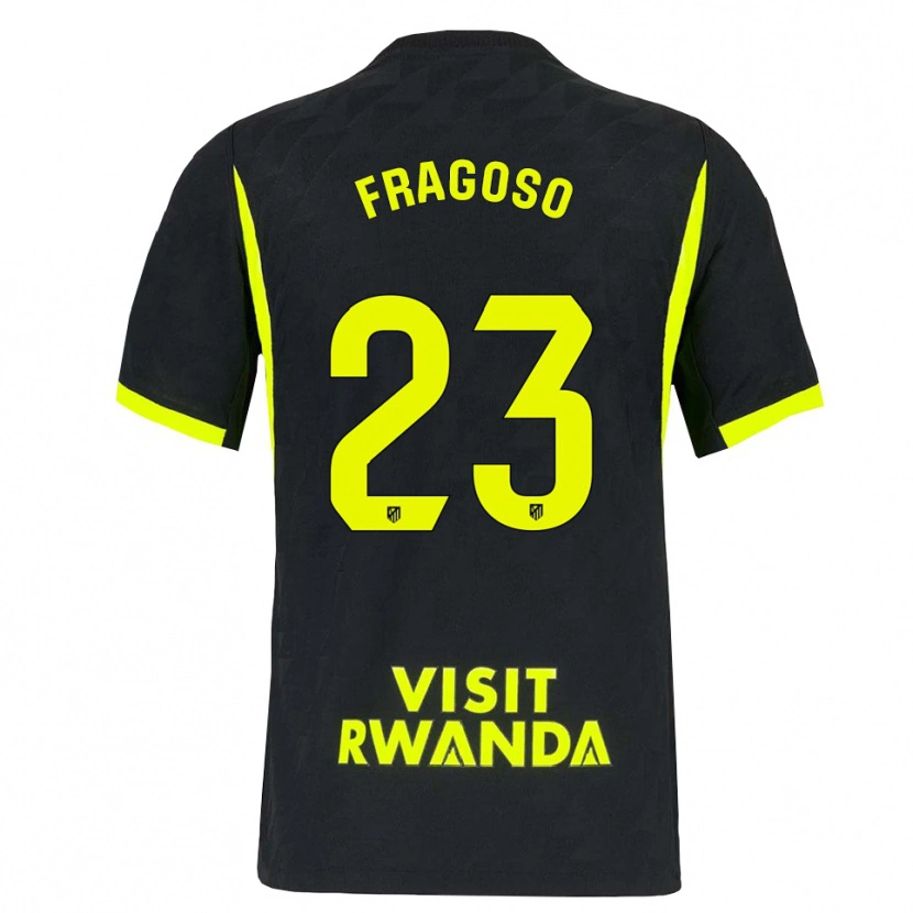 Danxen Kinderen Gerard Fragoso #23 Heldergroen Zwart Uitshirt Uittenue 2026/27 T-Shirt België