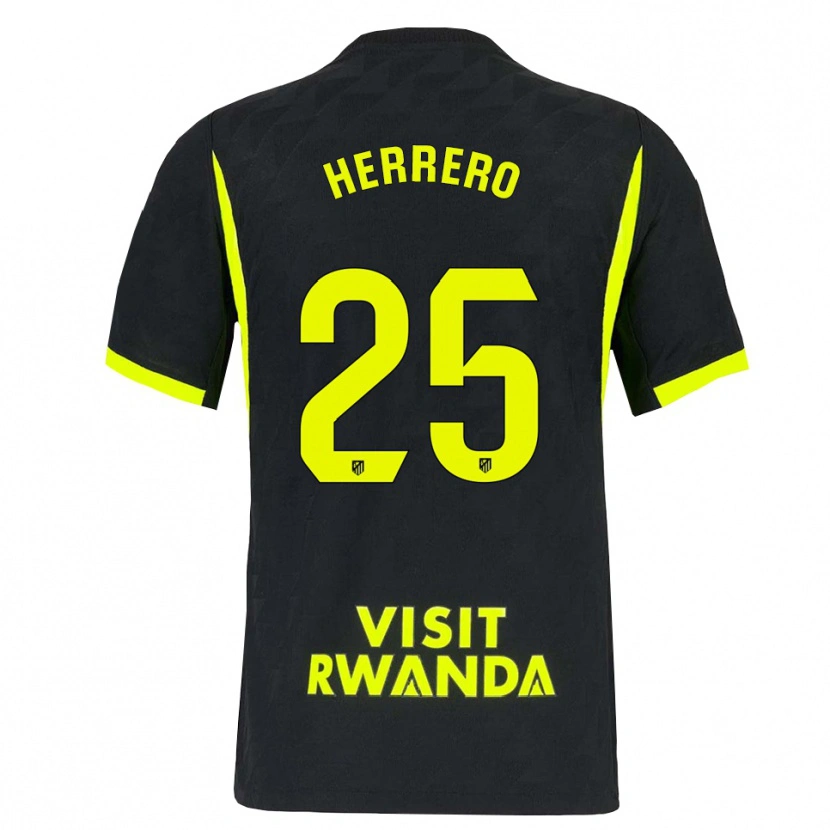 Danxen Kinderen Alex Herrero #25 Heldergroen Zwart Uitshirt Uittenue 2026/27 T-Shirt België