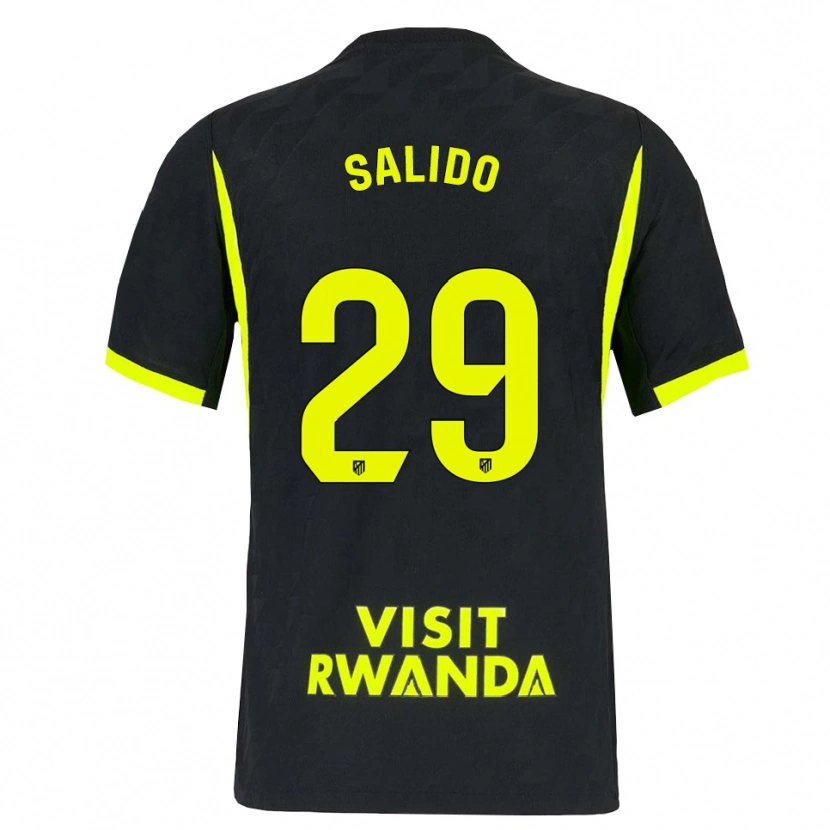 Danxen Kinderen Alberto Salido #29 Heldergroen Zwart Uitshirt Uittenue 2026/27 T-Shirt België