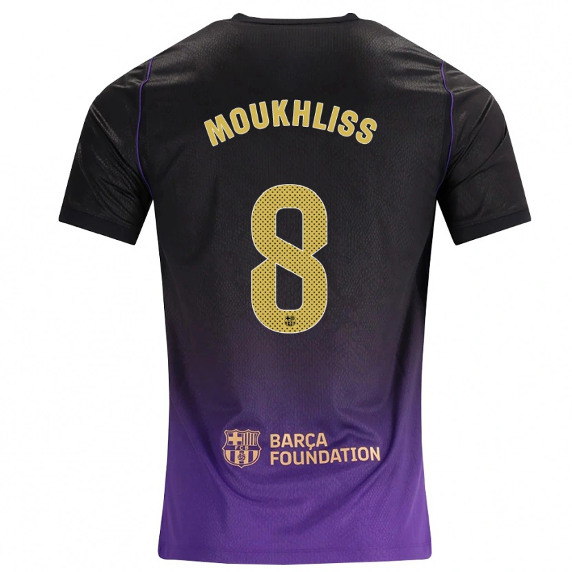 Danxen Kinderen Moha Moukhliss #8 Paars Geel Zwart Uitshirt Uittenue 2026/27 T-Shirt België
