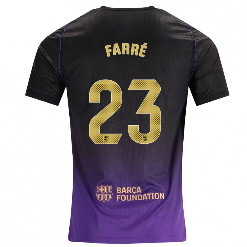 Danxen Kinderen Landry Farré #23 Paars Geel Zwart Uitshirt Uittenue 2026/27 T-Shirt België