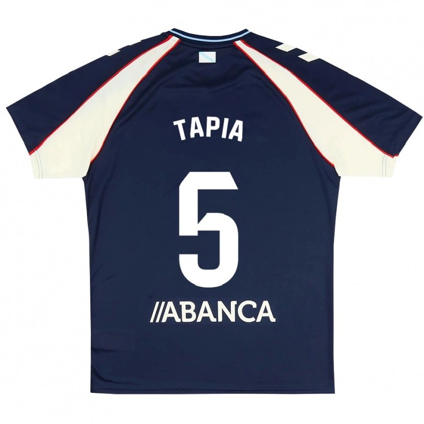 Danxen Kinderen Renato Tapia #5 Koninklijk Blauw Rood Wit Uitshirt Uittenue 2026/27 T-Shirt België