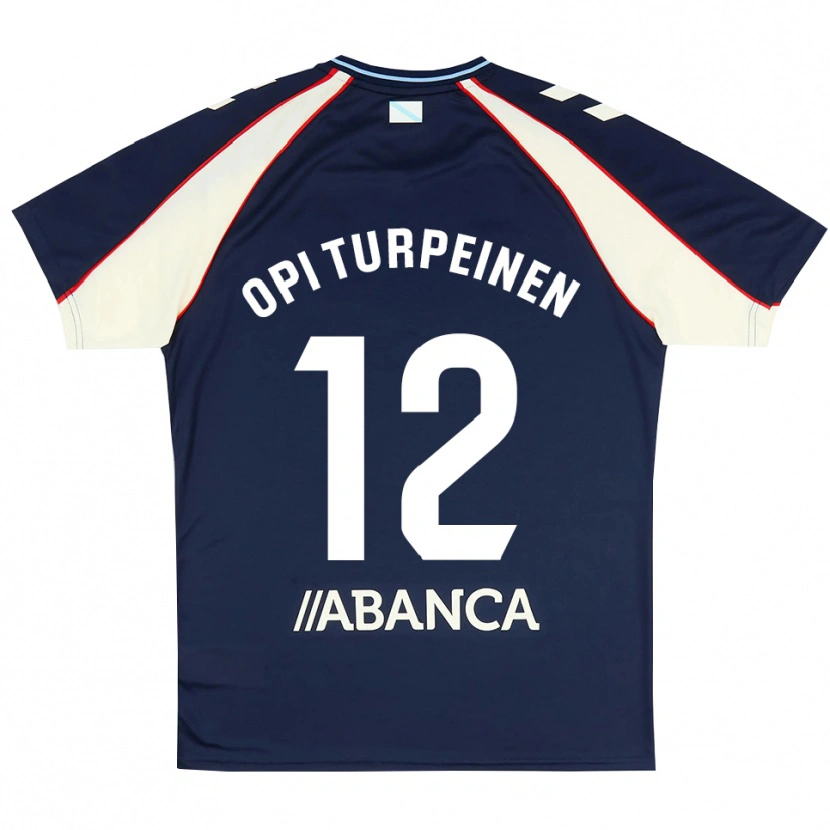 Danxen Kinderen Aslak Opi Turpeinen #12 Koninklijk Blauw Rood Wit Uitshirt Uittenue 2026/27 T-Shirt België