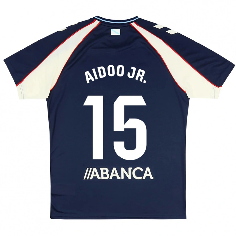 Danxen Kinderen Joseph Aidoo #15 Koninklijk Blauw Rood Wit Uitshirt Uittenue 2026/27 T-Shirt België