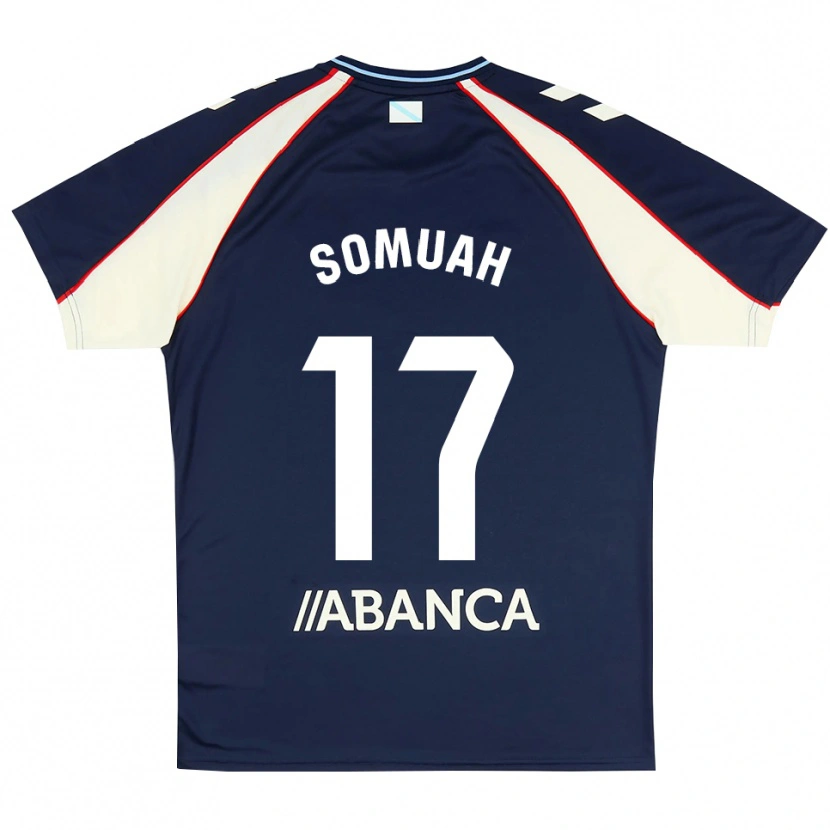 Danxen Kinderen Bernard Somuah #17 Koninklijk Blauw Rood Wit Uitshirt Uittenue 2026/27 T-Shirt België