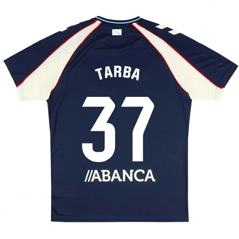 Danxen Kinderen Ianis Tarba #37 Koninklijk Blauw Rood Wit Uitshirt Uittenue 2026/27 T-Shirt België