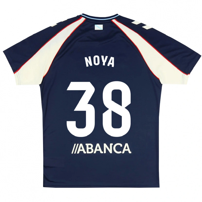 Danxen Kinderen Dani Noya #38 Koninklijk Blauw Rood Wit Uitshirt Uittenue 2026/27 T-Shirt België
