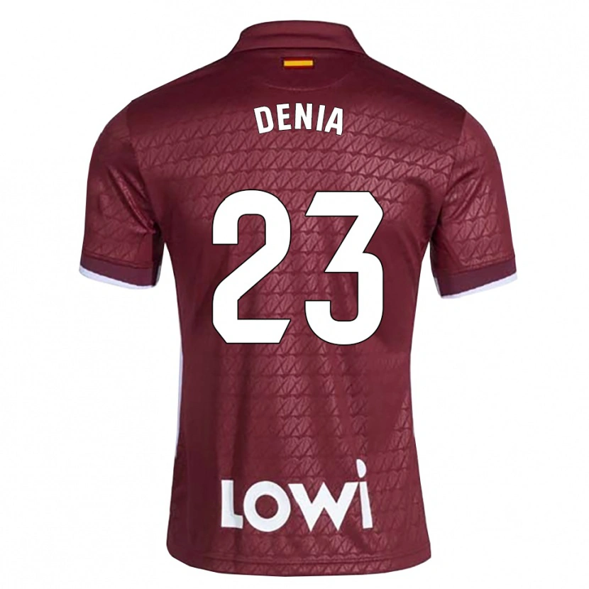 Danxen Kinderen Marcos Denia #23 Donkerrood Wit Uitshirt Uittenue 2026/27 T-Shirt België