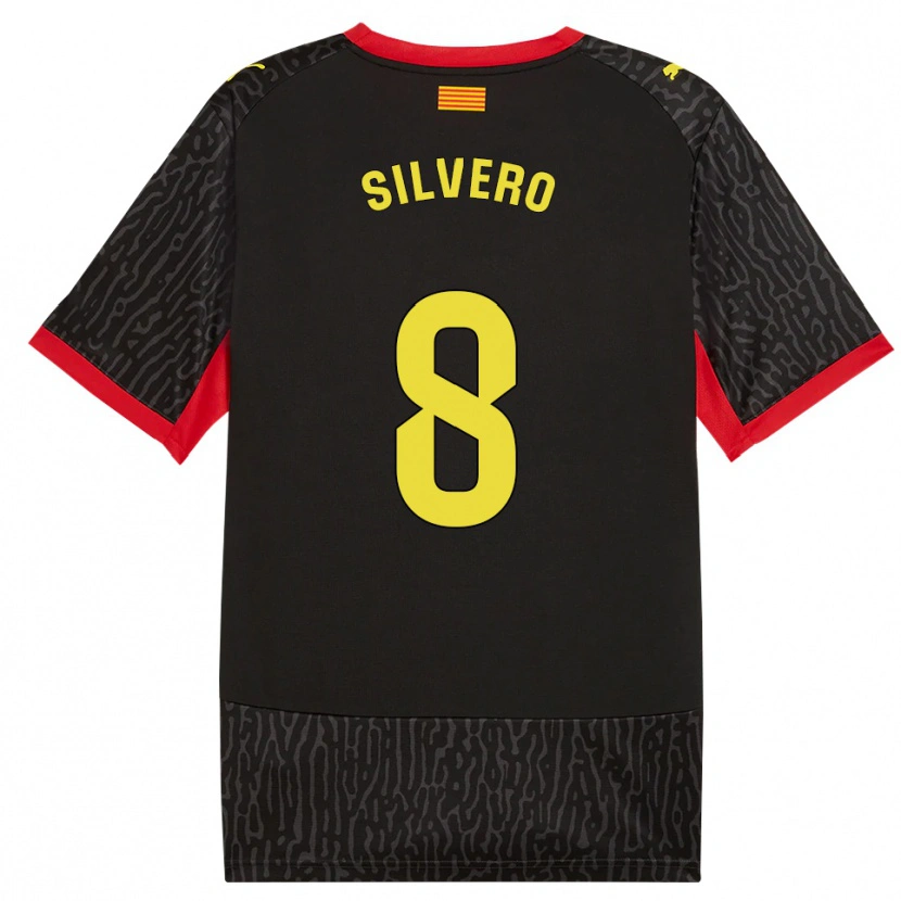 Danxen Kinderen Pol Silvero #8 Zwart Geel Rood Uitshirt Uittenue 2026/27 T-Shirt België