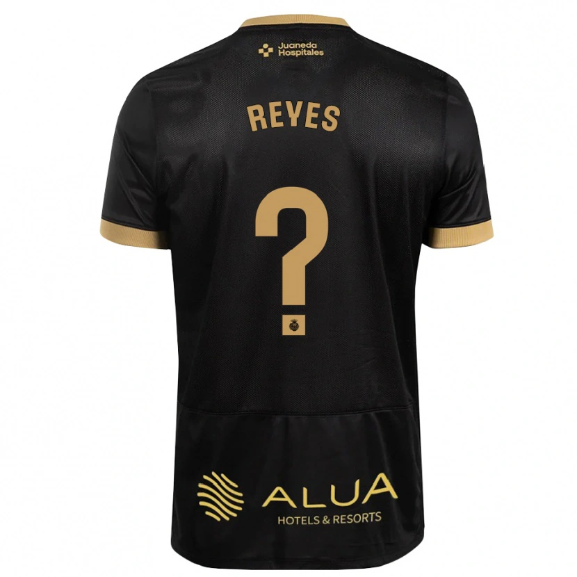 Danxen Kinderen Borja Reyes #0 Zwart Zandbruin Zwaar Hout Uitshirt Uittenue 2026/27 T-Shirt België