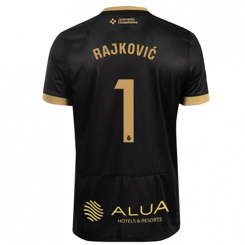 Danxen Kinderen Predrag Rajkovic #1 Zwart Zandbruin Zwaar Hout Uitshirt Uittenue 2026/27 T-Shirt België