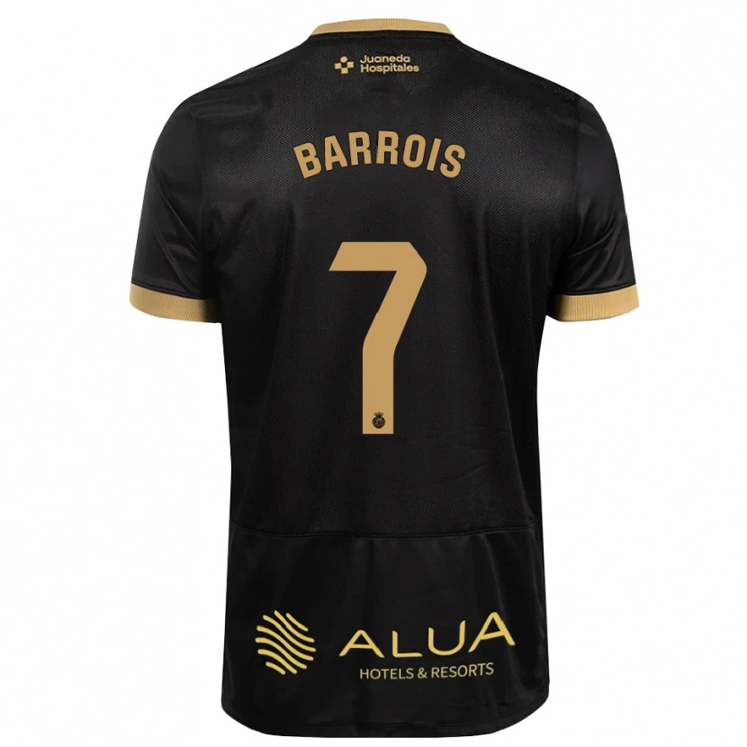 Danxen Kinderen Eliott Barrois #7 Zwart Zandbruin Zwaar Hout Uitshirt Uittenue 2026/27 T-Shirt België