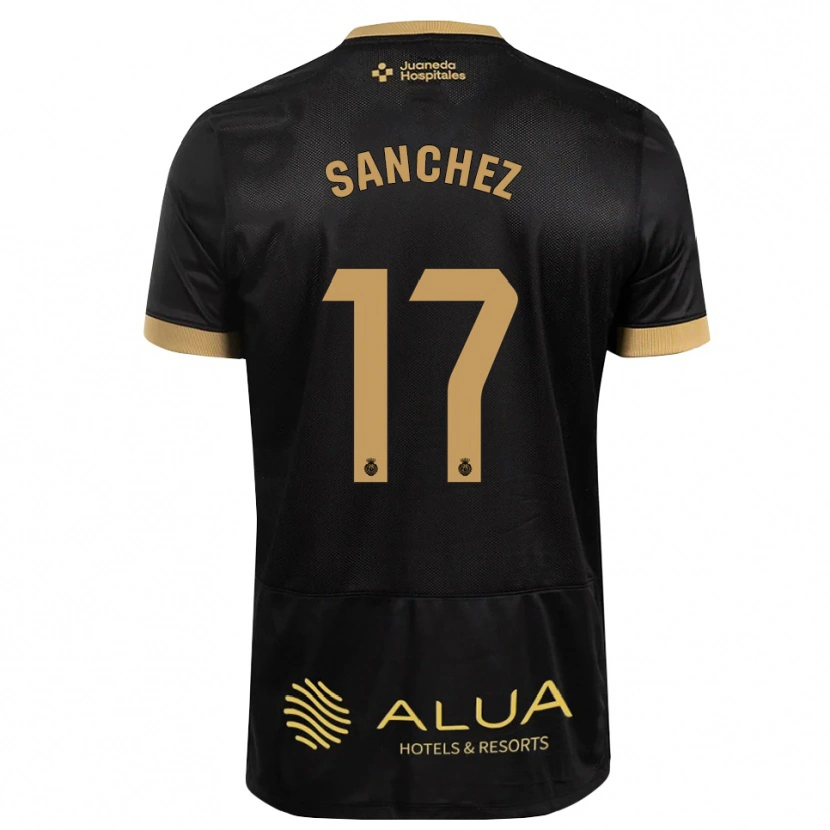 Danxen Kinderen Avelino Sánchez #17 Zwart Zandbruin Zwaar Hout Uitshirt Uittenue 2026/27 T-Shirt België