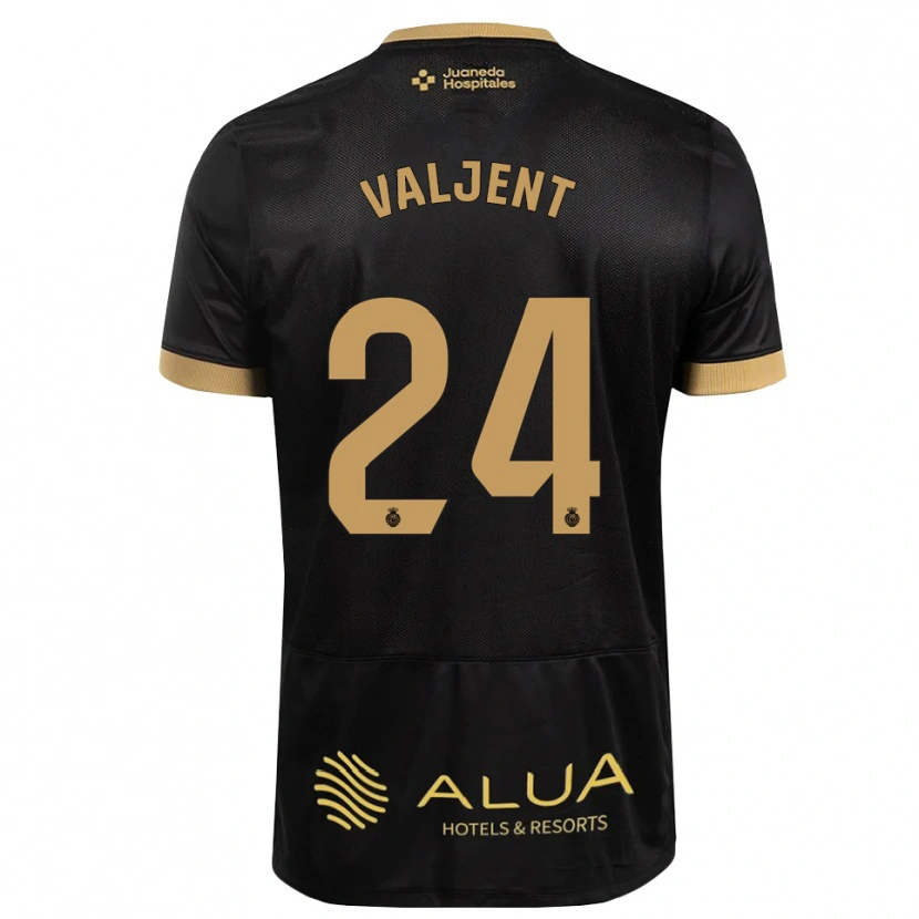 Danxen Kinderen Martin Valjent #24 Zwart Zandbruin Zwaar Hout Uitshirt Uittenue 2026/27 T-Shirt België