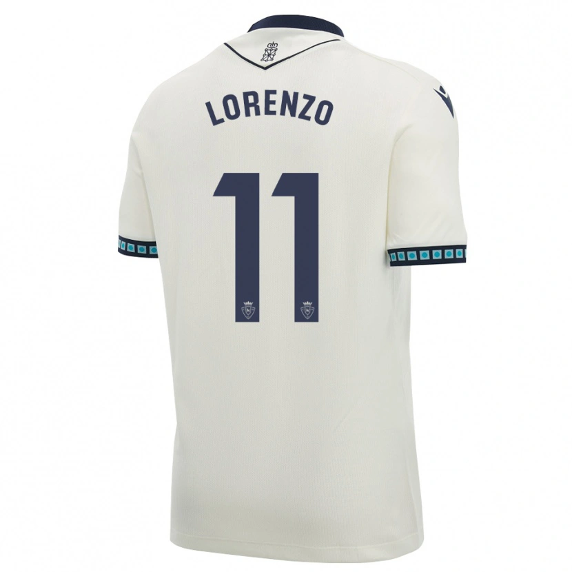 Danxen Kinderen Nowend Lorenzo #11 Wit Zwart Licht Hemelsblauw Uitshirt Uittenue 2026/27 T-Shirt België