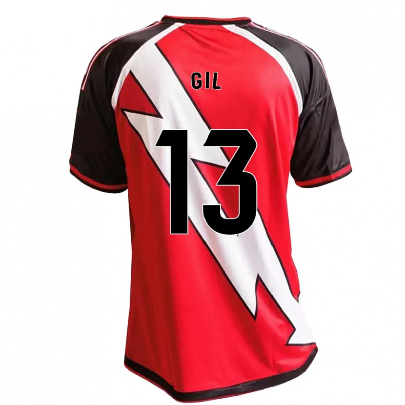 Danxen Kinderen Juanpe Gil #13 Rood Zwart Wit Uitshirt Uittenue 2026/27 T-Shirt België