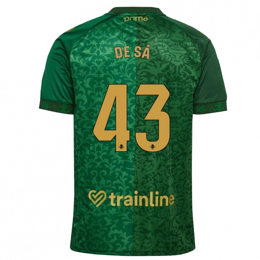 Danxen Kinderen Rubén De Sá #43 Bosgroen Donker Goudenrood Uitshirt Uittenue 2026/27 T-Shirt België
