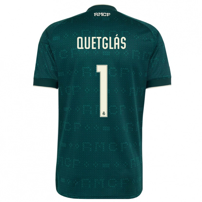 Danxen Kinderen Ferran Quetglás #1 Donker Leigrijs Wit Uitshirt Uittenue 2026/27 T-Shirt België
