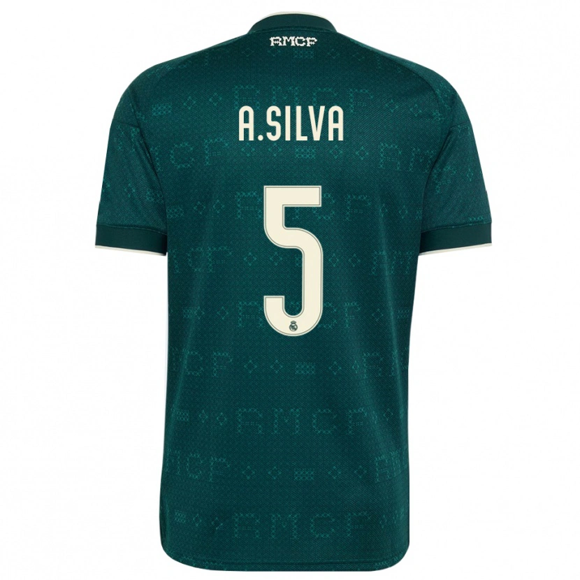 Danxen Kinderen Antonia Silva #5 Donker Leigrijs Wit Uitshirt Uittenue 2026/27 T-Shirt België