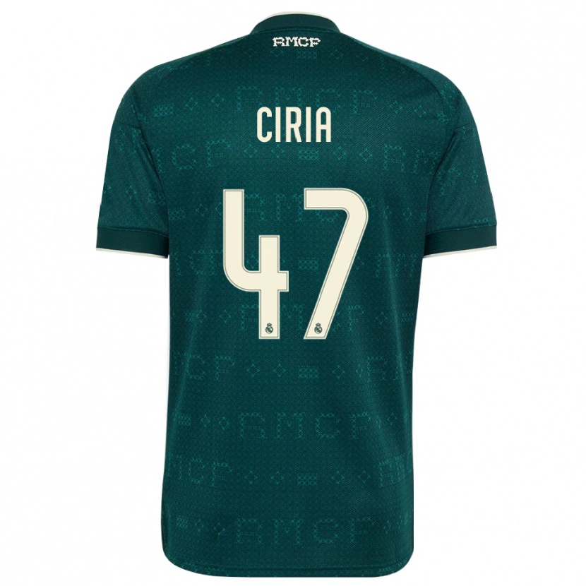 Danxen Kinderen Alexis Ciria #47 Donker Leigrijs Wit Uitshirt Uittenue 2026/27 T-Shirt België