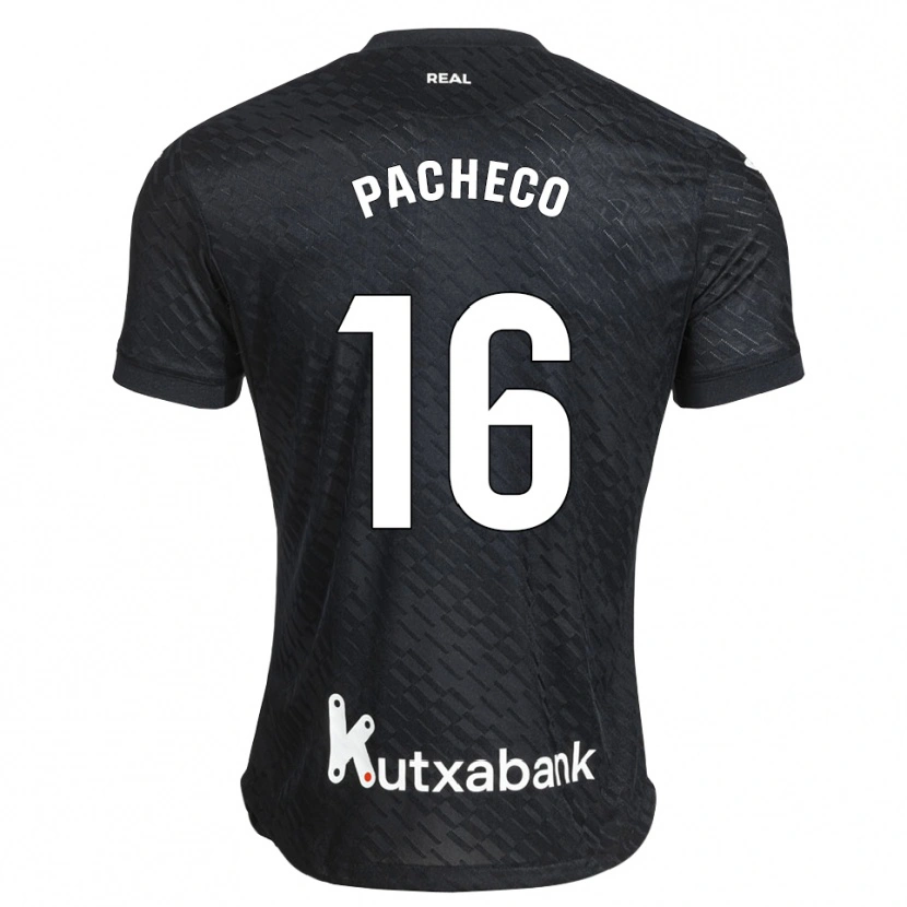 Danxen Kinderen Jon Pacheco #16 Zwart Wit Uitshirt Uittenue 2026/27 T-Shirt België
