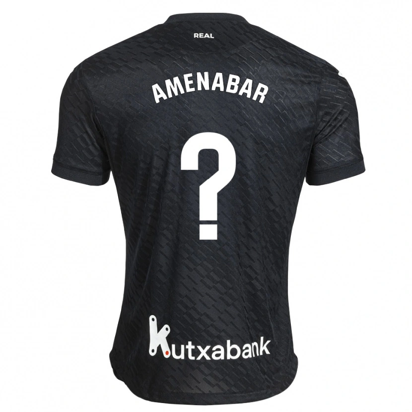 Danxen Kinderen Aritz Amenabar #0 Zwart Wit Uitshirt Uittenue 2026/27 T-Shirt België