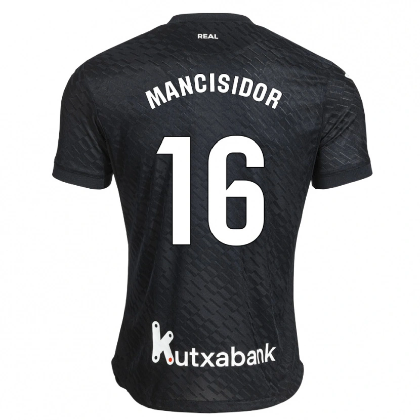 Danxen Kinderen Beñat Mancisidor #16 Zwart Wit Uitshirt Uittenue 2026/27 T-Shirt België