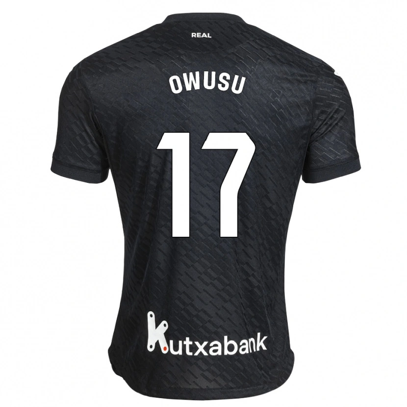 Danxen Kinderen Jacqueline Owusu #17 Zwart Wit Uitshirt Uittenue 2026/27 T-Shirt België