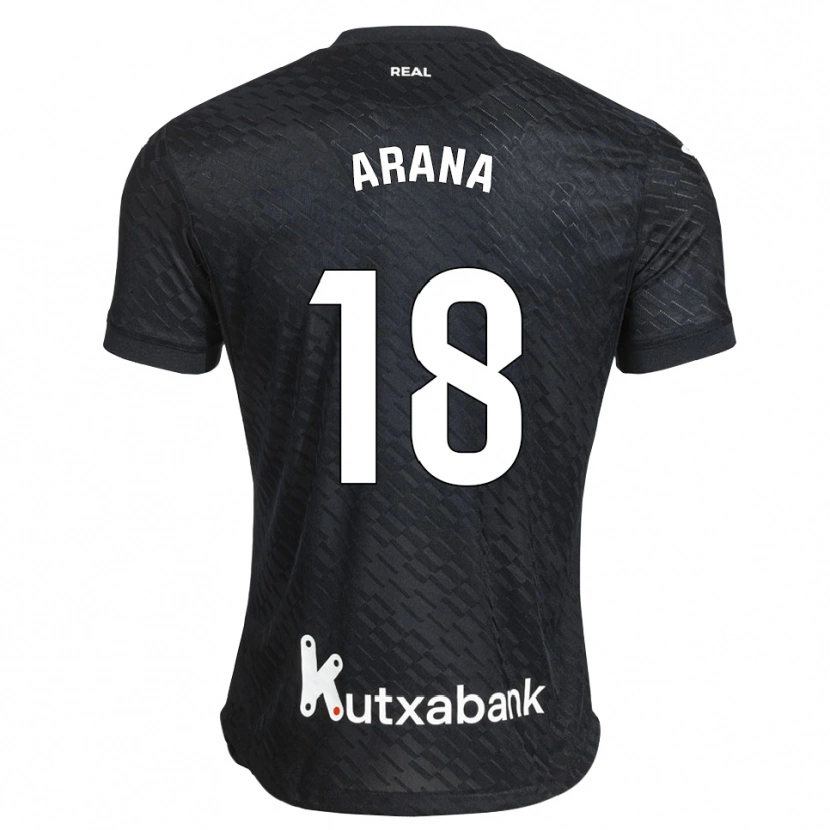 Danxen Kinderen Pello Arana #18 Zwart Wit Uitshirt Uittenue 2026/27 T-Shirt België