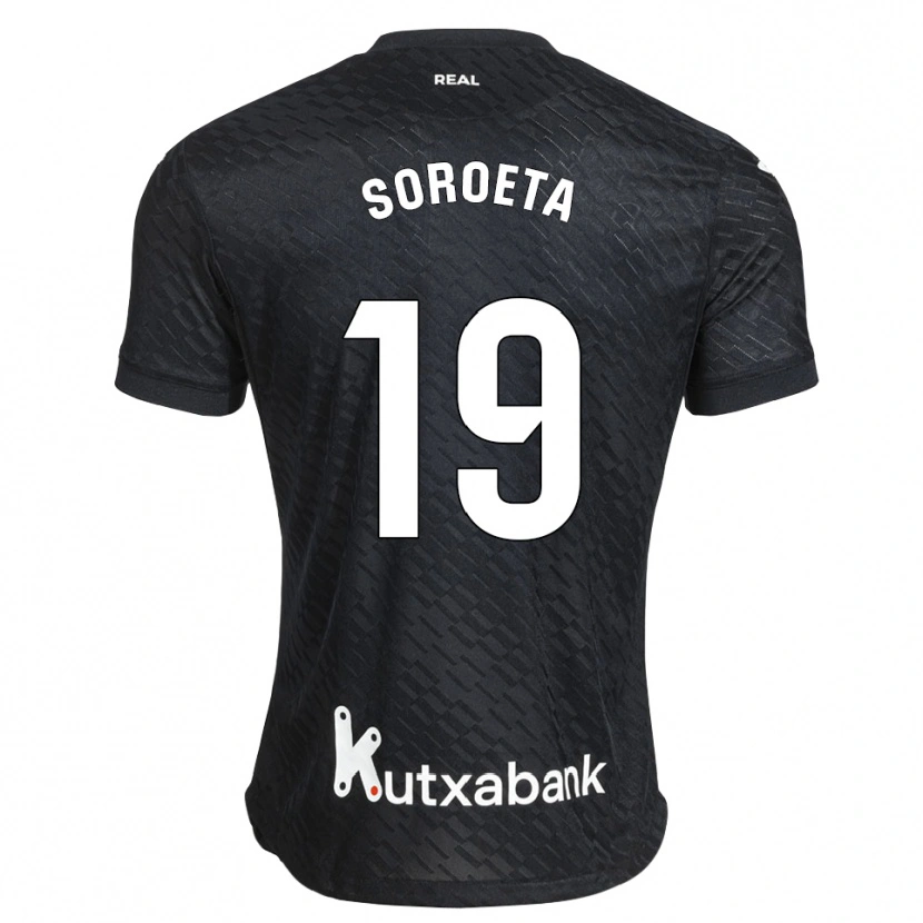 Danxen Kinderen Javier Soroeta #19 Zwart Wit Uitshirt Uittenue 2026/27 T-Shirt België
