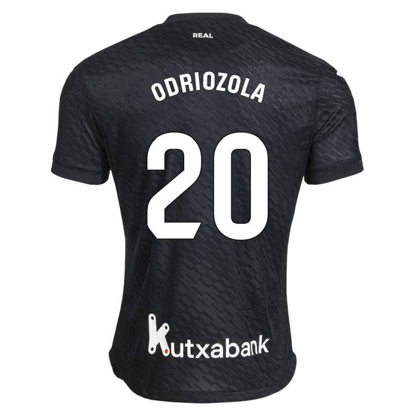 Danxen Kinderen Álvaro Odriozola #20 Zwart Wit Uitshirt Uittenue 2026/27 T-Shirt België