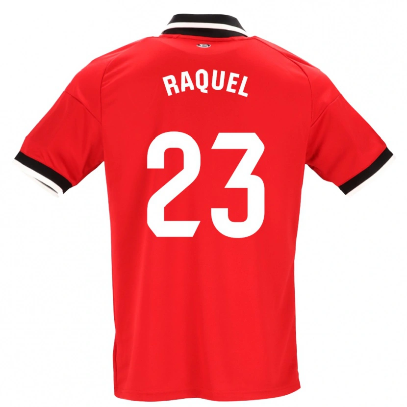 Danxen Kinderen Raquel Morcillo #23 Zwart Wit Rood Uitshirt Uittenue 2026/27 T-Shirt België