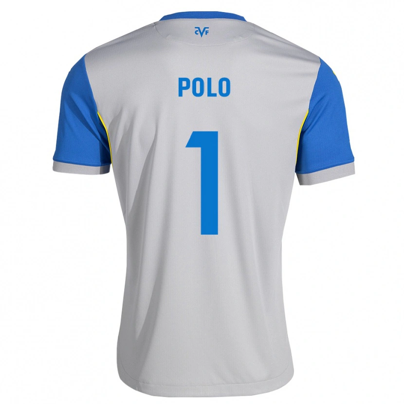 Danxen Kinderen Pau Polo #1 Dodgerblauw Grijs Uitshirt Uittenue 2026/27 T-Shirt België