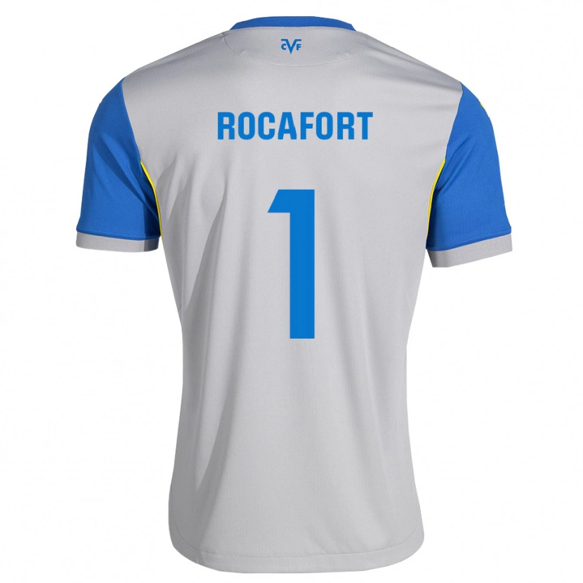 Danxen Kinderen Rodrigo Rocafort #1 Dodgerblauw Grijs Uitshirt Uittenue 2026/27 T-Shirt België