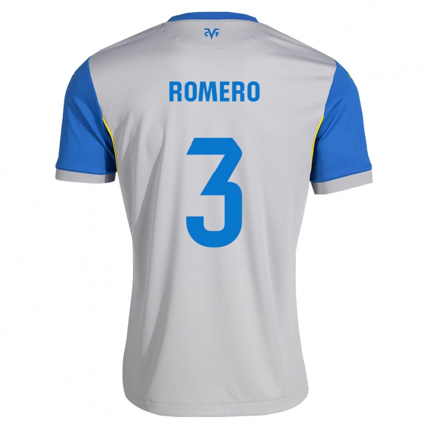 Danxen Kinderen Cristo Romero #3 Dodgerblauw Grijs Uitshirt Uittenue 2026/27 T-Shirt België