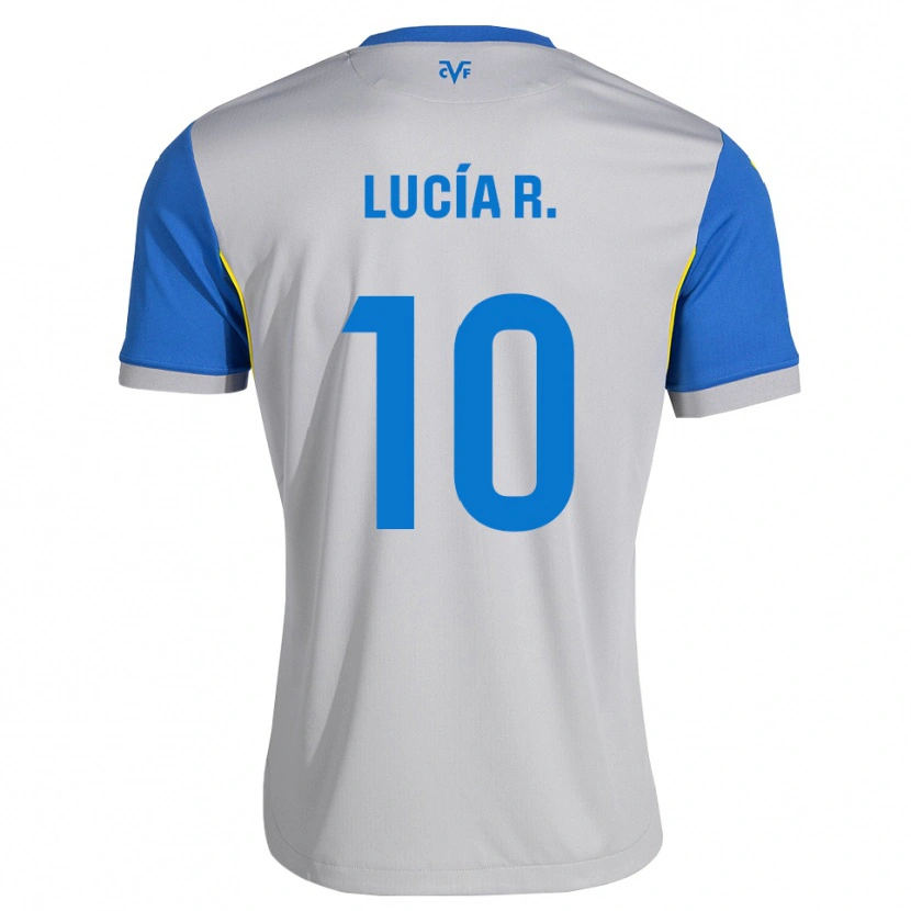 Danxen Kinderen Lucía Romero #10 Dodgerblauw Grijs Uitshirt Uittenue 2026/27 T-Shirt België